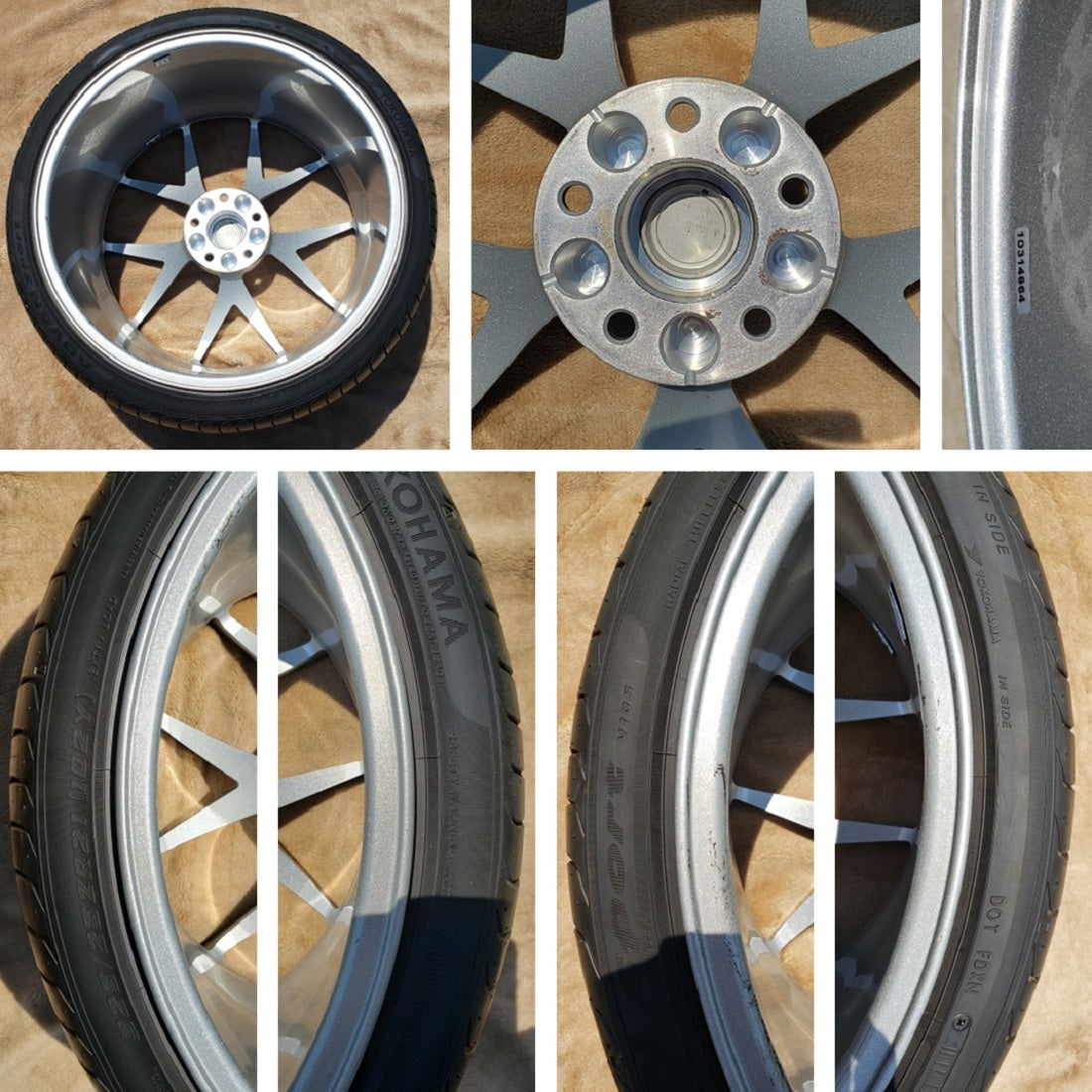 コルベット C7 ZR1 グランスポーツ タイヤ ホイール BCFORGED RZ21 285/25ZR20 325/25ZR21 5-120 10.5～12.5J オフセット+32～58 4本セット 未使用